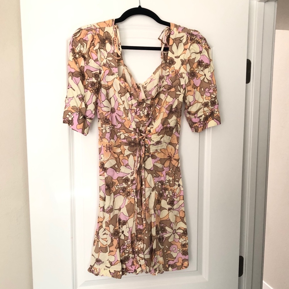 Floral Mini Dress For Love & Lemons XS